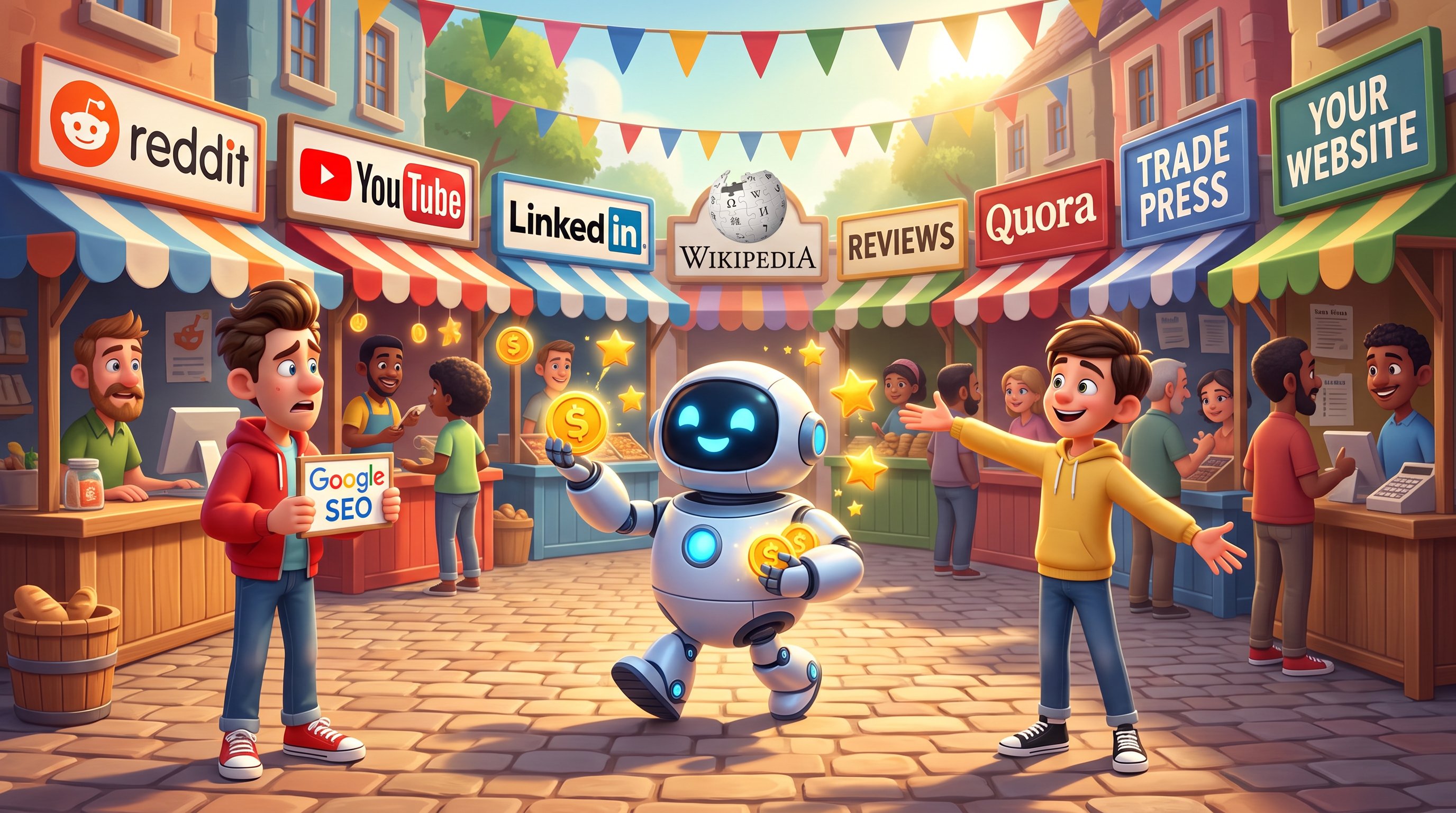 Your brand is invisible in AI search if you're not on these 8 channels